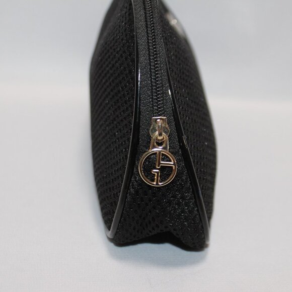 Giorgio Armani Black Mesh Cosmetic Bag - Picture 4 of 8